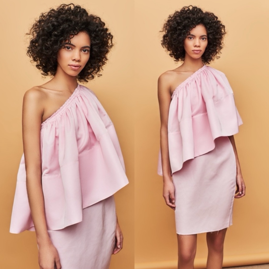 Solace London Layci Dress In Pink Size Us 6